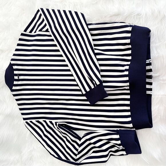 NWOT like new condition Armani exchange striped bomber jacket - Picture 13 of 16